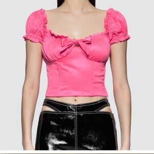 PINK I.AM.GIA CORSET TOP